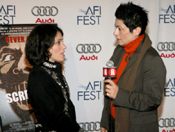 SCREAMERS Director Carla Garapedian interviewed on Horizon Armenian television. Photo Credit: WireImage.com