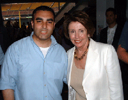 House Speaker Nancy Pelosi with ANCA Legislative Affairs Director Raffi Karakashian, Esq